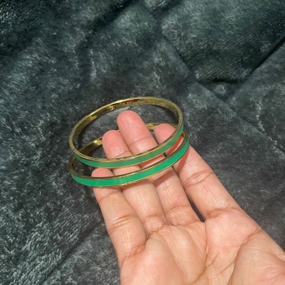 COPY - Kate spade green and gold bangle stroke of luck - Picture 2 of 7